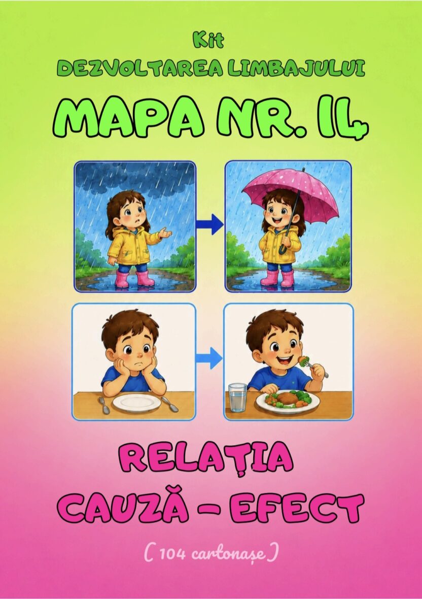 KIT DEZVOLTAREA LIMBAJULUI MAPA NR.14 – RELAȚIA CAUZĂ-EFECT