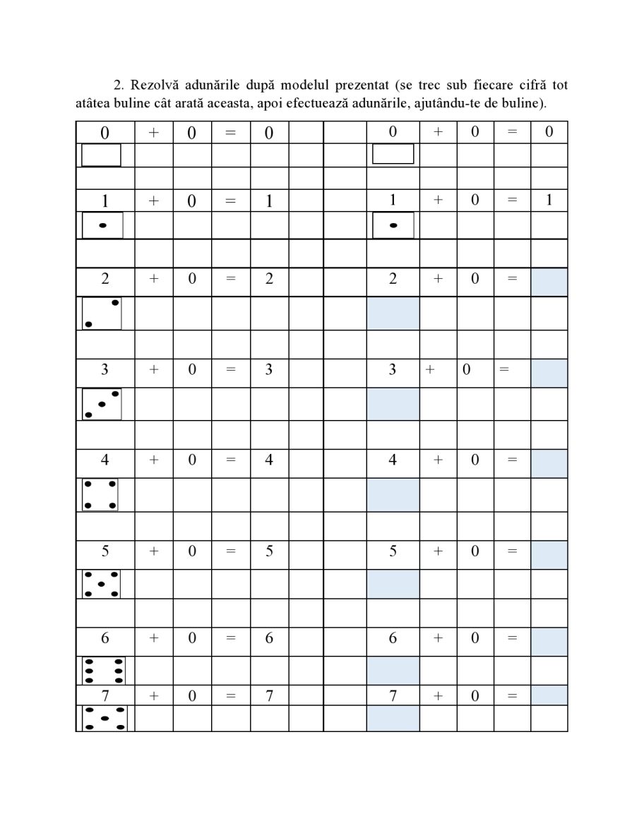 Caietul de scriere adunări 0-10 – imaginea 3