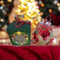 Globuleț cu paiete nr. 10 – glob decorativ cu paiete, diametru 10 cm, ambalat în cutie